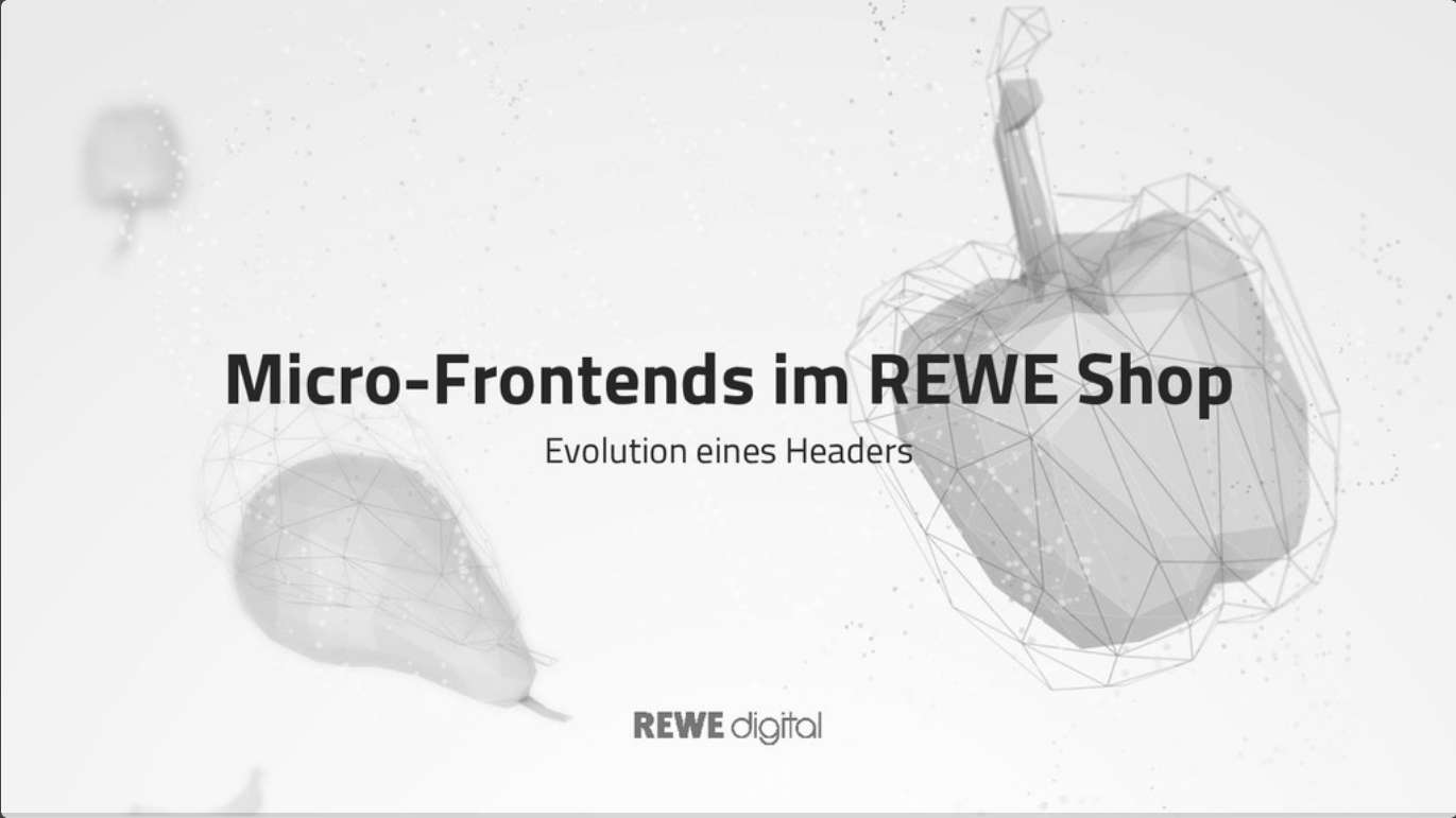 Startseite der Präsentation